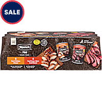 Merrick Grain Free Soft And Healthy, Real Beef & Chicken Premium and Natural Canned Dog Food Variety Pack