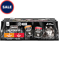 Merrick Backcountry Grain Free Real Beef & Chicken Dinner Recipes Premium Canned Dog Food Variety Pack