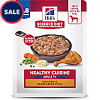 Hill's Science Diet Adult Senior 7+ Healthy Cuisine Chicken & Vegetables Stew Wet Dog Food