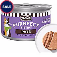 Merrick Purrfect Bistro Grain Free Rabbit Recipe Pat Wet Cat Food