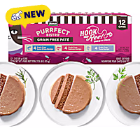 Merrick Purrfect Bistro Grain Free Salmon Premium Ingredient Adult Pate Wet Cat Food Variety Pack