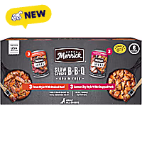 Merrick Slow-Cooked BBQ with Texas Style & Kansas City Style Recipes Premium Wet Dog Food Variety Pack