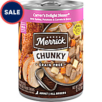 Merrick Grain Free Chunky Carver's Delight Dinner Canned Dog Food