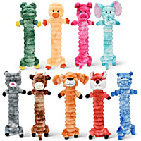 Multipet International Assorted Crimpy Pals Dog Toy