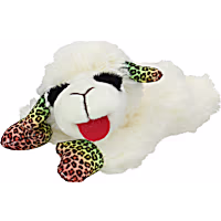 Multipet International Retro Lamb Chop with Fun Neon Leopard Print for Dogs