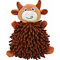 Multipet International Floppy Moppy Cow Dog Toy