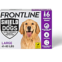 FRONTLINE Shield Flea & Tick Treatment for Dogs 41 - 80 lbs. (Purple)