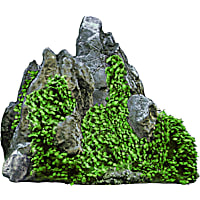 Penn Plax Aqua-Floras Aquarium Living Resin Decoration with Embedded Glosso Plant Seeds