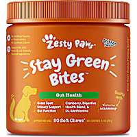 Zesty Paws Chicken Stay Green Bites Soft Chews for Dogs