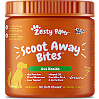 Zesty Paws Chicken Scoot Away Bites Soft Chews for Dogs