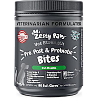 Zesty Paws Vet Strength Chicken and Harvest Vegetables Pre, Post, & Probiotic Bites for Dogs