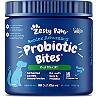 Zesty Paws Senior Advanced Chicken Probiotic Bites for Dogs