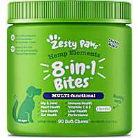 Zesty Paws Hemp Chicken Elements 8-in-1 Bites for Dogs