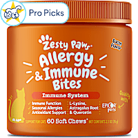Zesty Paws Bacon Allergy & Immune Bites for Cats