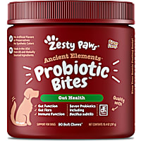 Zesty Paws Bison Ancient Elements Probiotic Bites for Dogs
