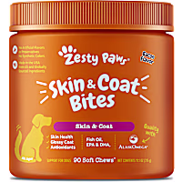 Zesty Paws Bacon Skin & Coat Bites for Dogs