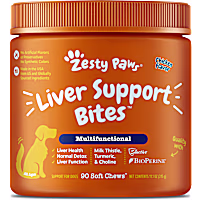 Zesty Paws Chicken Liver Support Bites for Dogs