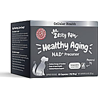 Zesty Paws Healthy Aging Cellular Health Capsules + Pill Wrap for Dogs