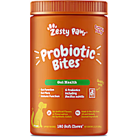 Zesty Paws Pumpkin Probiotic Bites for Dogs