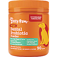 Zesty Paws Bacon Dental Probiotic Powder for Dogs