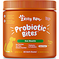 Zesty Paws Pumpkin Probiotic Bites Soft Chews for Dogs