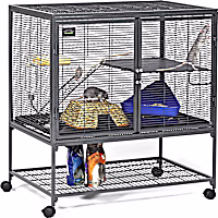 Midwest Critter Nation Single Unit with Stand Small Animal Cage