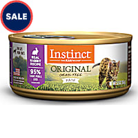 Instinct Original Grain Free Real Rabbit Recipe Natural Wet Canned Cat Food