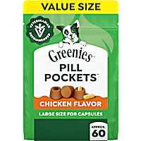 Greenies Pill Pockets Chicken Flavor Large Size Soft Dog Treats