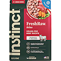 Instinct Frozen Raw Bites Grain Free Real Beef Recipe Dog Food