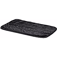 Midwest Quiet Time Deluxe Black Fur Pet Mat/Bed