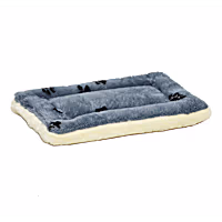 Midwest Quiet Time Reversible Paw Print Bed for Dogs
