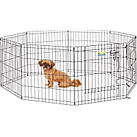 Midwest Black Contour Exercise Pen for Dogs