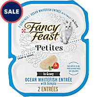 Fancy Feast Petites Ocean Whitefish With Tomato Entree Gourmet Gravy Wet Cat Food