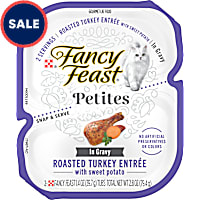 Fancy Feast Petites Roasted Turkey Entree with Sweet Potato in Gravy Wet Cat Food