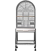 A&E Cage Company Platinum 701 Opening Dome Top Cage With Removable Stand