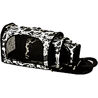 A&E Cage Company 6S The Excursion in Black Soft Sided Travel Carrier