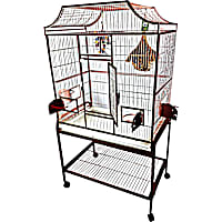 A&E Cage Company Elegant Flight Cage in Burgundy