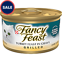 Fancy Feast Grilled Turkey Feast in Wet Cat Food Gravy