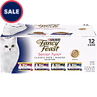 Fancy Feast High Protein Senior 7+ Chicken, Beef & Tuna Wet Cat Food Variety Pack