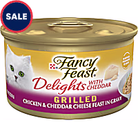 Fancy Feast Delights With Cheddar Grilled Chicken and Cheddar Cheese Feast in Gravy Wet Cat Food