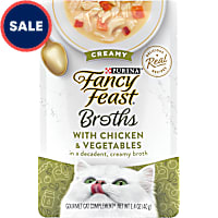 Fancy Feast Lickable Creamy with Chicken and Vegetables Wet Cat Food Broth Topper
