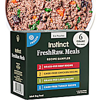 Instinct FreshRaw Meals Recipe Sampler Dog Food Variety Pack