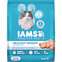 Iams Proactive Health Chicken Flavor Healthy Weight Adult Dry Cat Food