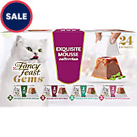 Fancy Feast Gems Pate Cat Food Mousse & a Halo of Savory Gravy Wet Cat Food Variety Pack