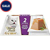 Purina Fancy Feast in Gravy With Turkey Gems Pate Mousse Wet Cat Food