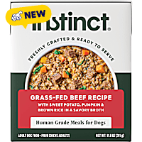 Instinct Freshly Crafted Meals Grass-Fed Beef Recipe Dog Food