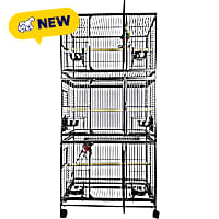 A&E Cage Company 36 x 24 Black Triple cage