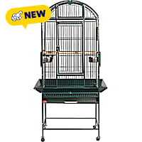 A&E Cage Company 24" x 22" HQ Green Dome Top Cage