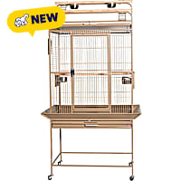 A&E Cage Company 32" x 23" Sandstone HQ Play Top Cage