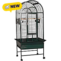 A&E Cage Company 26" x 22" Green Open Top Cage